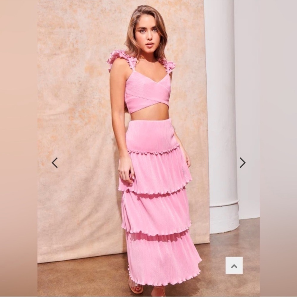 SAYLOR Lotte Metallic Pink Set